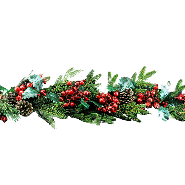 Gisela Graham Fir & Fruit Garland